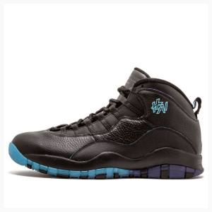 Air Jordan 10 Nike Retro Shanghai Tênis de Basquete Masculino Pretas Azuis | JD-487KX