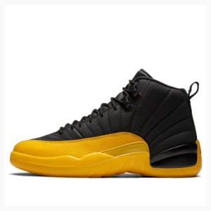 Air Jordan 12 Nike Retro Tênis de Basquete Masculino Douradas Pretas | JD-401WY