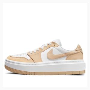 Air Jordan 1 Nike Elevate Low SE Onyx Tênis Feminino Branco Caqui | JD-203DU