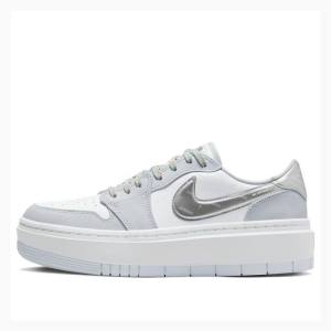 Air Jordan 1 Nike Elevate Low SE Tear Away Tênis Feminino Branco Rosa | JD-659CS