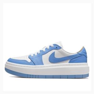 Air Jordan 1 Nike Elevate Low SE Tênis Feminino Branco Azuis | JD-781BO