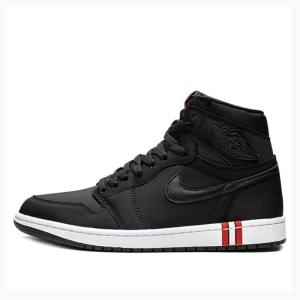 Air Jordan 1 Nike High Retro PSG - Paris Saint Germain Tênis de Basquete Masculino Pretas | JD-327IZ