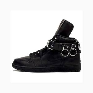 Air Jordan 1 Nike High STRAP SP JORDAN LEGACY Tênis de Basquete Masculino Pretas | JD-845BT