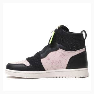 Air Jordan 1 Nike High Zip 'Silt Red' Tênis de Basquete Feminino Rosa Pretas | JD-375RM