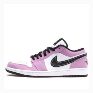 Air Jordan 1 Nike Low SE 'Light Purple' Tênis Masculino Roxo Pretas | JD-035MJ