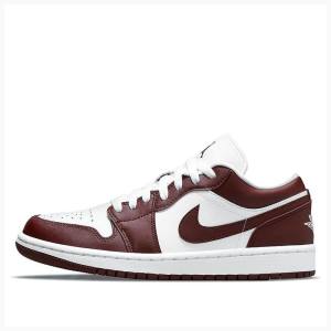 Air Jordan 1 Nike Low Team Tênis Feminino Vermelhas | JD-952UT