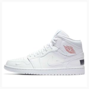 Air Jordan 1 Nike Medio Euro Tour Tênis de Basquete Masculino Branco | JD-940KI