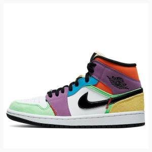 Air Jordan 1 Nike Medio SE Lightbulb Tênis de Basquete Feminino Multicoloridas | JD-253DI