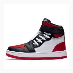 Air Jordan 1 Nike Nova XX Bred Biqueira Tênis de Basquete Feminino Branco Pretas Vermelhas | JD-604AQ