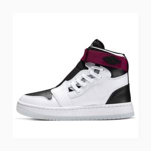 Air Jordan 1 Nike Nova XX Tênis de Basquete Feminino Branco Pretas Vermelhas | JD-290RK