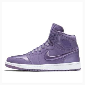 Air Jordan 1 Nike RET High SOH PURPLE EARTH/White-METALLIC GOLD Tênis de Basquete Feminino Roxo | JD-743FB