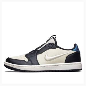 Air Jordan 1 Nike RET Low SLIP JORDAN LEGACY Tênis Feminino Azuis Branco | JD-702ZV