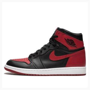 Air Jordan 1 Nike Retro High OG Banned Tênis de Basquete Masculino Vermelhas Pretas | JD-468RA