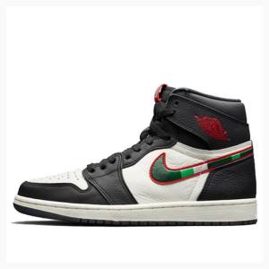 Air Jordan 1 Nike Retro High OG Sports Illustrated Tênis de Basquete Masculino Pretas Vermelhas | JD-962NK