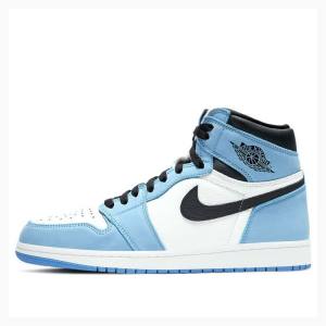 Air Jordan 1 Nike Retro High OG Tênis de Basquete Masculino Azuis Pretas | JD-260YD