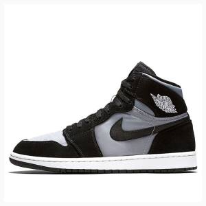 Air Jordan 1 Nike Retro High PREM Tênis de Basquete Masculino Cinzentas Pretas | JD-804BE