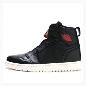 Air Jordan 1 Nike Retro High Zip 'Black' Phantom-Gym Tênis de Basquete Feminino Pretas Vermelhas | JD-638IW