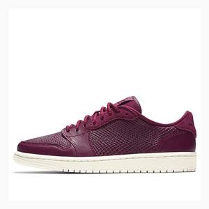 Air Jordan 1 Nike Retro Low NS Bordeaux Tênis Feminino Vermelhas | JD-415UR