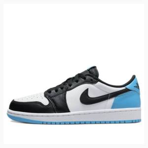 Air Jordan 1 Nike Retro Low OG UNC Tênis Feminino Pretas Branco Azuis | JD-608IC