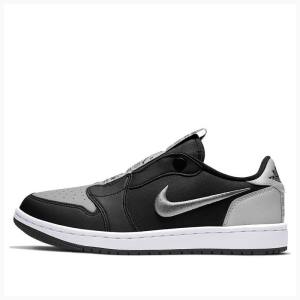 Air Jordan 1 Nike Retro Low Slip SE Shadow Tênis Feminino Pretas Cinzentas | JD-587VC