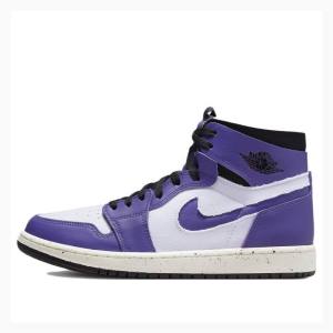 Air Jordan 1 Nike Zoom Air CMFT Dark Iris Tênis de Basquete Masculino Roxo | JD-982IE