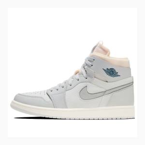 Air Jordan 1 Nike Zoom Conforto London Tênis de Basquete Masculino Cinzentas | JD-394IY