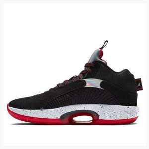 Air Jordan 35 Nike Bred Tênis de Basquete Masculino Pretas Vermelhas | JD-802VI