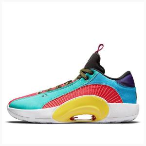 Air Jordan 35 Nike Low 'Reflexology' Tênis Masculino Multicoloridas | JD-795AO