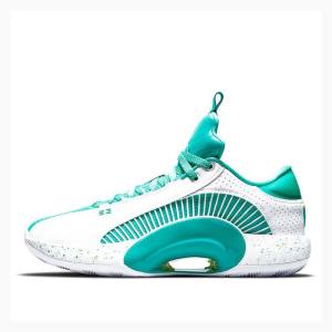 Air Jordan 35 Nike X Guo Ailun Low PF Jade Tênis Masculino Verdes | JD-250PT