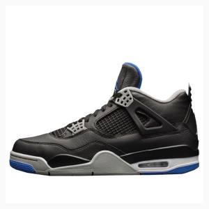 Air Jordan 4 Nike Retro Motorsport Away Tênis de Basquete Masculino Pretas Azuis | JD-094WI