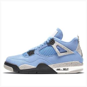 Air Jordan 4 Nike Retro Tênis de Basquete Masculino Azuis | JD-415AX