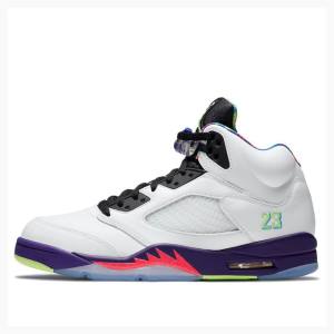 Air Jordan 5 Nike Retro Alternate Bel-Air Tênis de Basquete Masculino Branco Roxo | JD-679LF