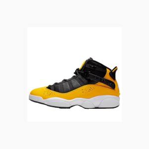 Air Jordan 6 Nike Male Jordan Rings Vintage Taxi Tênis de Basquete Masculino Amarelas | JD-268CW