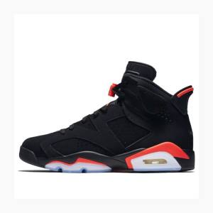 Air Jordan 6 Nike Retro Black Infrared Tênis de Basquete Masculino Pretas Vermelhas | JD-017WX