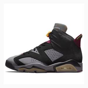 Air Jordan 6 Nike Retro Bordeaux Tênis de Basquete Masculino Pretas Roxo | JD-506KJ