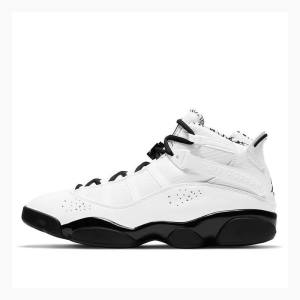 Air Jordan 6 Nike Rings Motorsport (2021) Tênis de Basquete Masculino Branco Pretas | JD-852TV