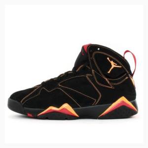 Air Jordan 7 Nike Retro Citrus-Varsity Tênis de Basquete Masculino Pretas Laranja | JD-624RH