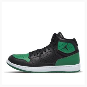 Air Jordan Nike Access Tênis de Basquete Masculino Pretas Verdes | JD-315CK