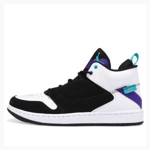 Air Jordan Nike Fadeaway Tênis de Basquete Masculino Pretas Branco | JD-012PX