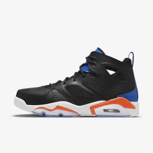 Air Jordan Nike Flight Club 91 Tênis Masculino Pretas Azul Marinho Branco Laranja | NK547NXH