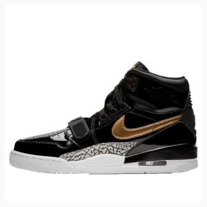 Air Jordan Nike Legacy 312 Tênis de Basquete Masculino Pretas Douradas | JD-324GC