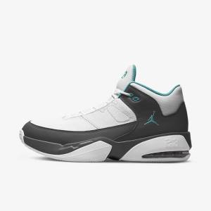 Air Jordan Nike Max Aura 3 Tênis de Basquete Masculino Branco Cinzentas Turquesa | NK081JAM