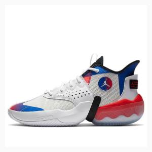 Air Jordan Nike React Elevation PF Tênis de Basquete Masculino Vermelhas Pretas Azuis | JD-860KJ