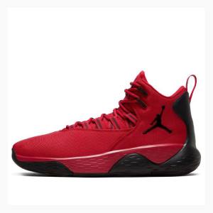 Air Jordan Nike Super Fly MVP PF Black Red Tênis de Basquete Masculino Vermelhas Pretas | JD-698VM