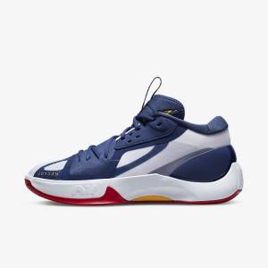 Air Jordan Nike Zoom Separate Masculino Azul Marinho Branco Vermelhas Douradas | NK895XWY