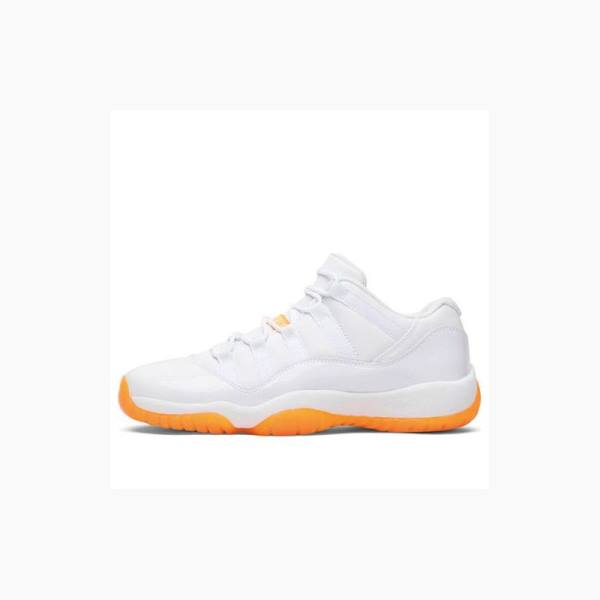 Air Jordan 11 Nike Retro Low Citrus 2001 Tênis Feminino Branco Laranja | JD-807YE