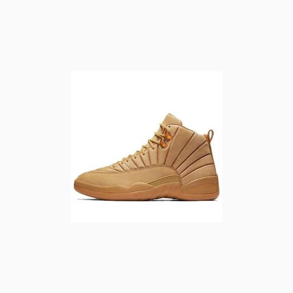 Air Jordan 12 Nike Retro PSNY Wheat Tênis de Basquete Feminino Marrom | JD-584XA