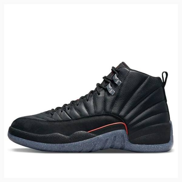 Air Jordan 12 Nike Retro Utility Grind Tênis de Basquete Masculino Pretas | JD-789BW