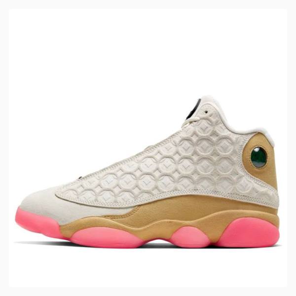 Air Jordan 13 Nike Retro CNY Chinese New Year Tênis de Basquete Masculino Rosa Cinzentas Marrom | JD-607PX