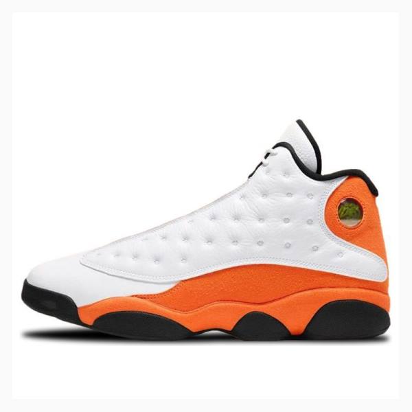 Air Jordan 13 Nike Retro Starfish Tênis de Basquete Masculino Branco Laranja | JD-234FZ